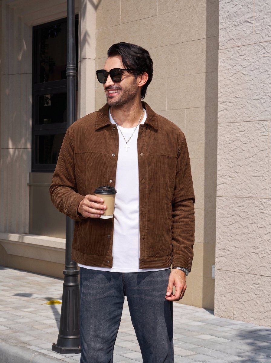 Best Men's Corduroy Jackets for Winter:  A Stylish and Warm Layer for Cold Weather - TACVASEN
