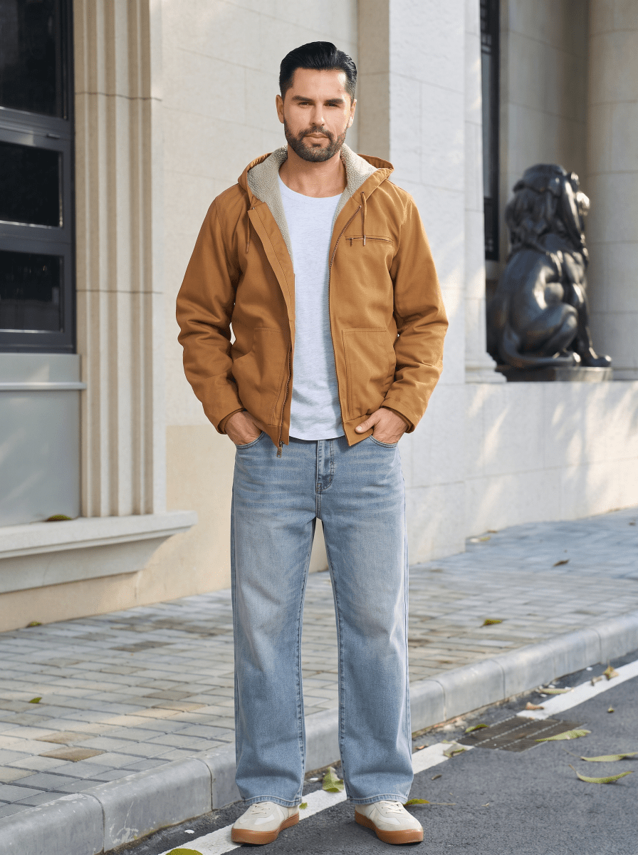 Best Men's Sherpa Lined Work Jackets for Winter: Stay Warm on the Job and Outdoors - TACVASEN