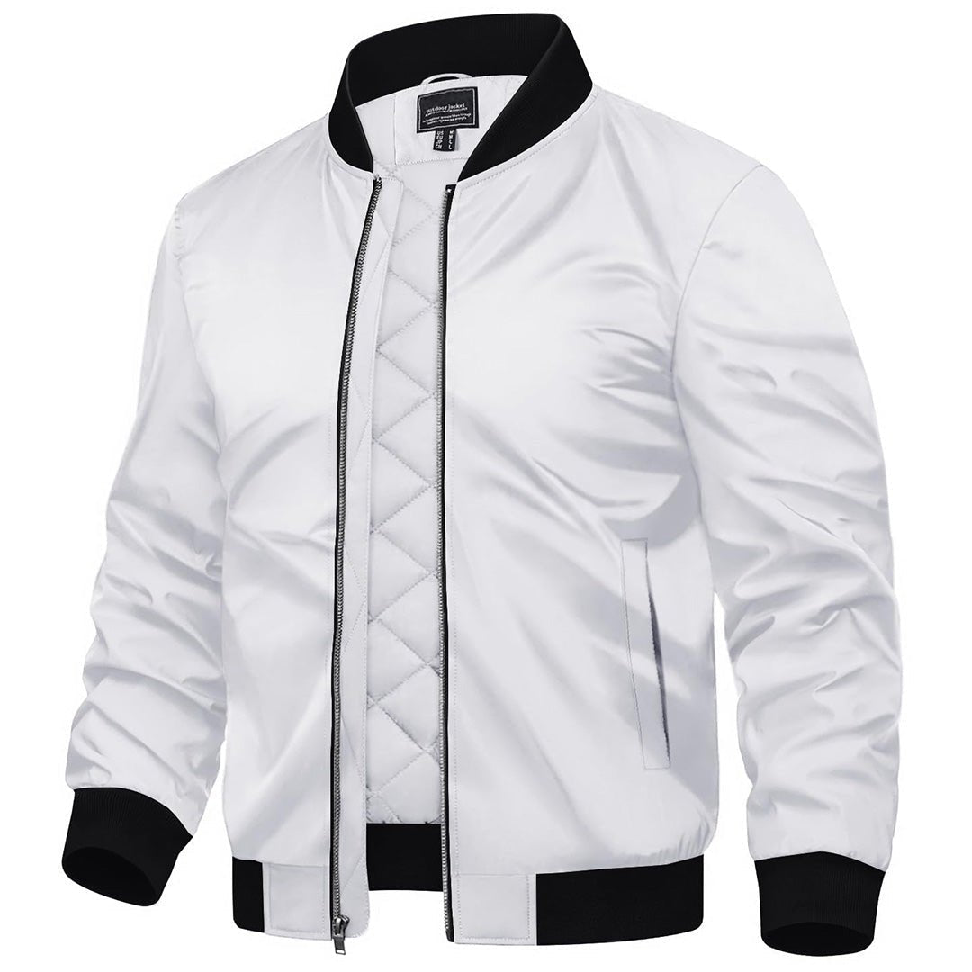 Top Casual Windproof Bomber Jackets for Daily Commute & Light Rain - TACVASEN