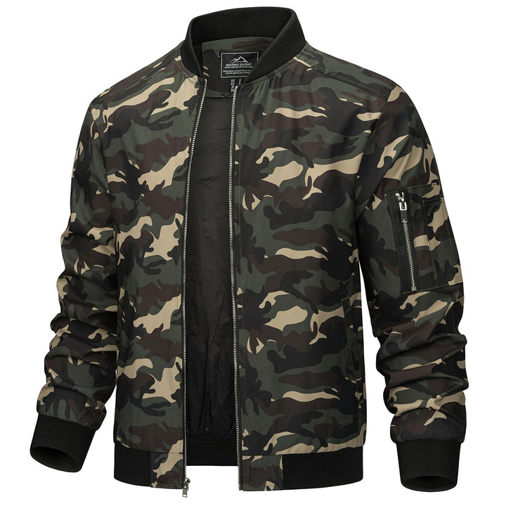 Lightweight Bomber Zip Pockets Outwear Jackets - Fall Winter 2022