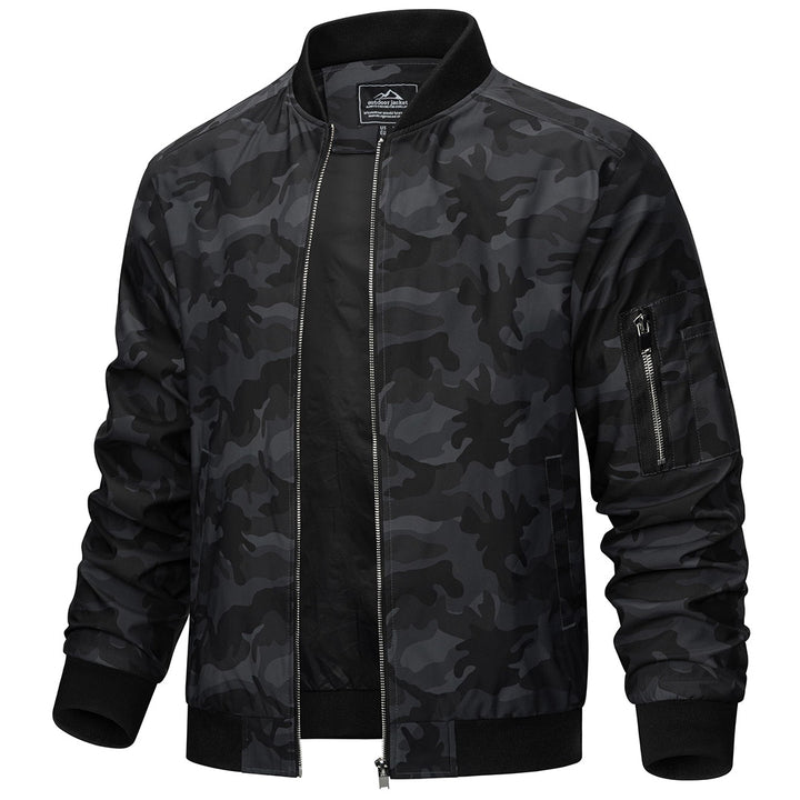 Lightweight Bomber Zip Pockets Outwear Jackets - Fall Winter 2022