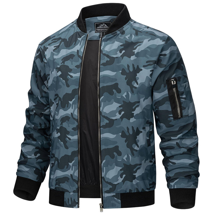 Lightweight Bomber Zip Pockets Outwear Jackets - Fall Winter 2022