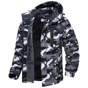 Men's Skiing Jacket Waterproof Hiking Fishing Raincoat - Fall Winter 2022