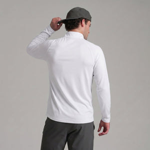 TACVASEN Black+White [2 Pcs set] Athletic Shirts 1/4 Pullover Zip Sun Protection