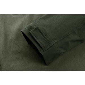 TACVASEN Army Green Ligthweight Quarter Zip Military T-Shirt
