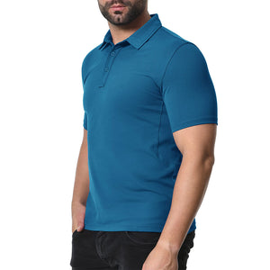 Men's Golf Tennis Casual Outdoor Summer Polo Collared Shirt - Men's Polo Shirts