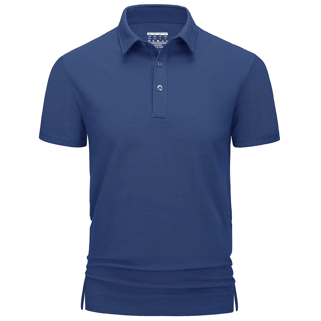 Men's Golf Tennis Casual Outdoor Summer Polo Collared Shirt - Men's Polo Shirts