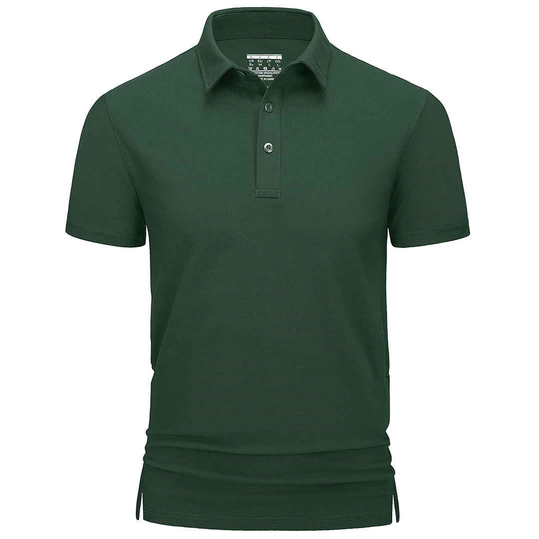 Men's Golf Tennis Casual Outdoor Summer Polo Collared Shirt - Men's Polo Shirts