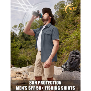 Men's Fishing Shirt UPF 50+ Lightweight Outdoor Shirt - AT23M3151