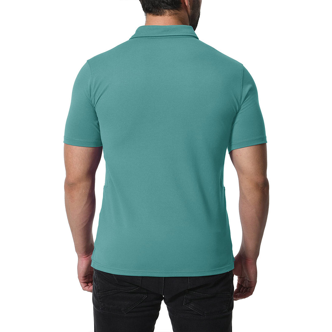 Men's Golf Tennis Casual Outdoor Summer Polo Collared Shirt - Men's Polo Shirts