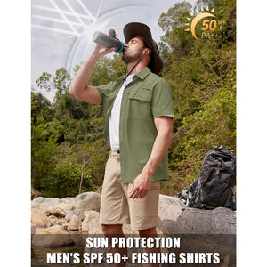 Men's Fishing Shirt UPF 50+ Lightweight Outdoor Shirt - AT23M3151