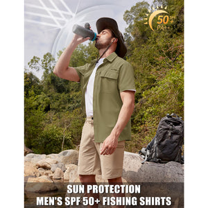 Men's Fishing Shirt UPF 50+ Lightweight Outdoor Shirt - AT23M3151
