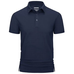 Men's Golf Tennis Casual Outdoor Summer Polo Collared Shirt - Men's Polo Shirts
