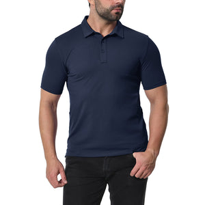Men's Golf Tennis Casual Outdoor Summer Polo Collared Shirt - Men's Polo Shirts