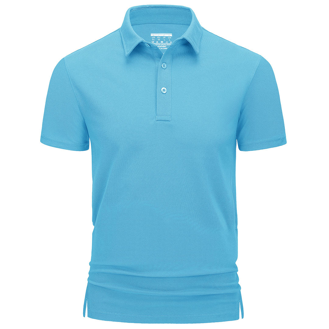 Men's Golf Tennis Casual Outdoor Summer Polo Collared Shirt - Men's Polo Shirts