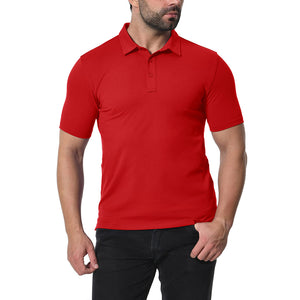 Men's Golf Tennis Casual Outdoor Summer Polo Collared Shirt - Men's Polo Shirts