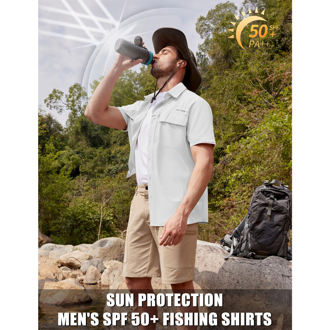 Men's Fishing Shirt UPF 50+ Lightweight Outdoor Shirt - AT23M3151