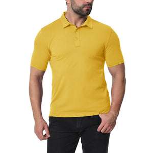 Men's Golf Tennis Casual Outdoor Summer Polo Collared Shirt - Men's Polo Shirts