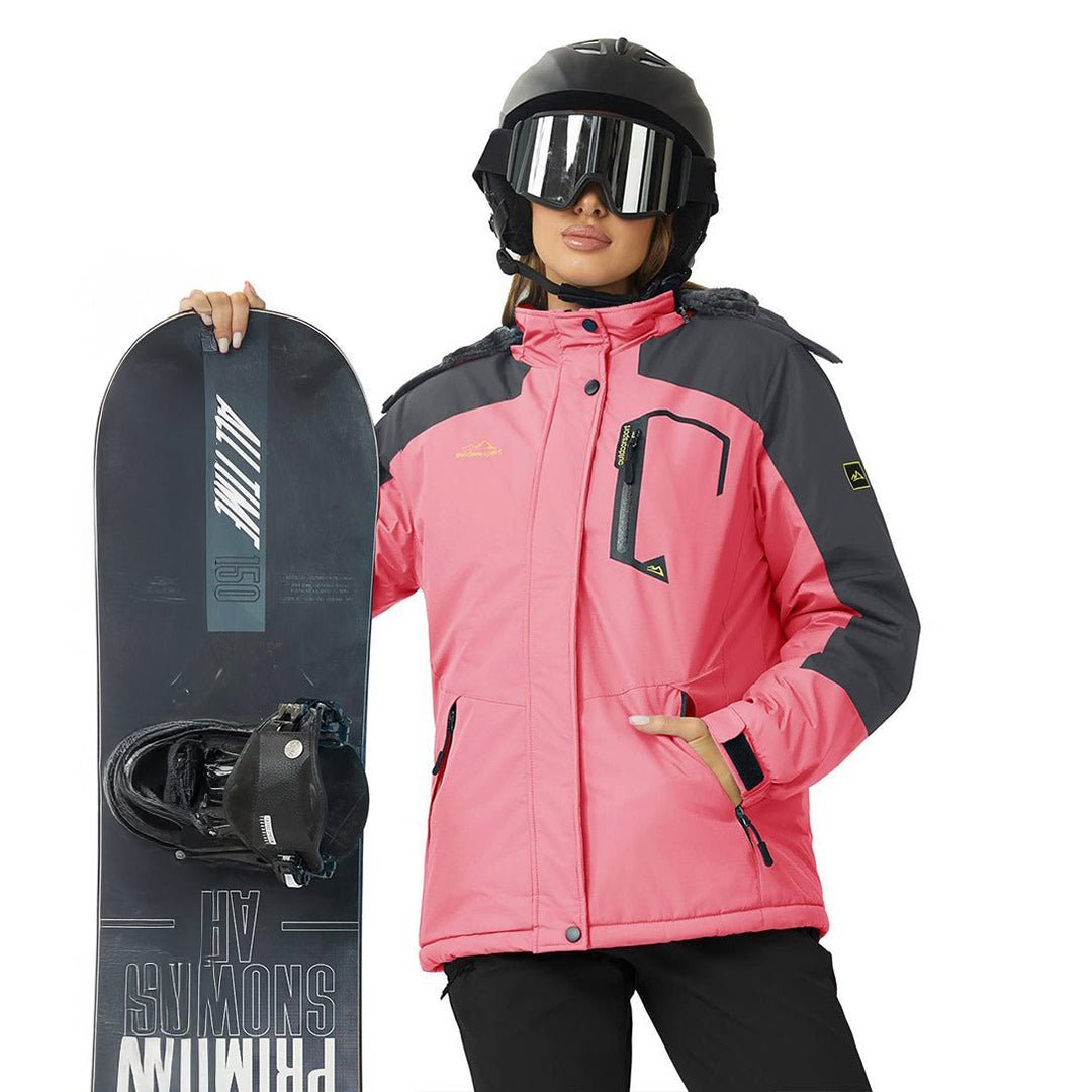 TACVASEN Women's Winter Jacket Waterproof Hooded Fleece Lined Warm Coat Windbreaker - Women's Jackets