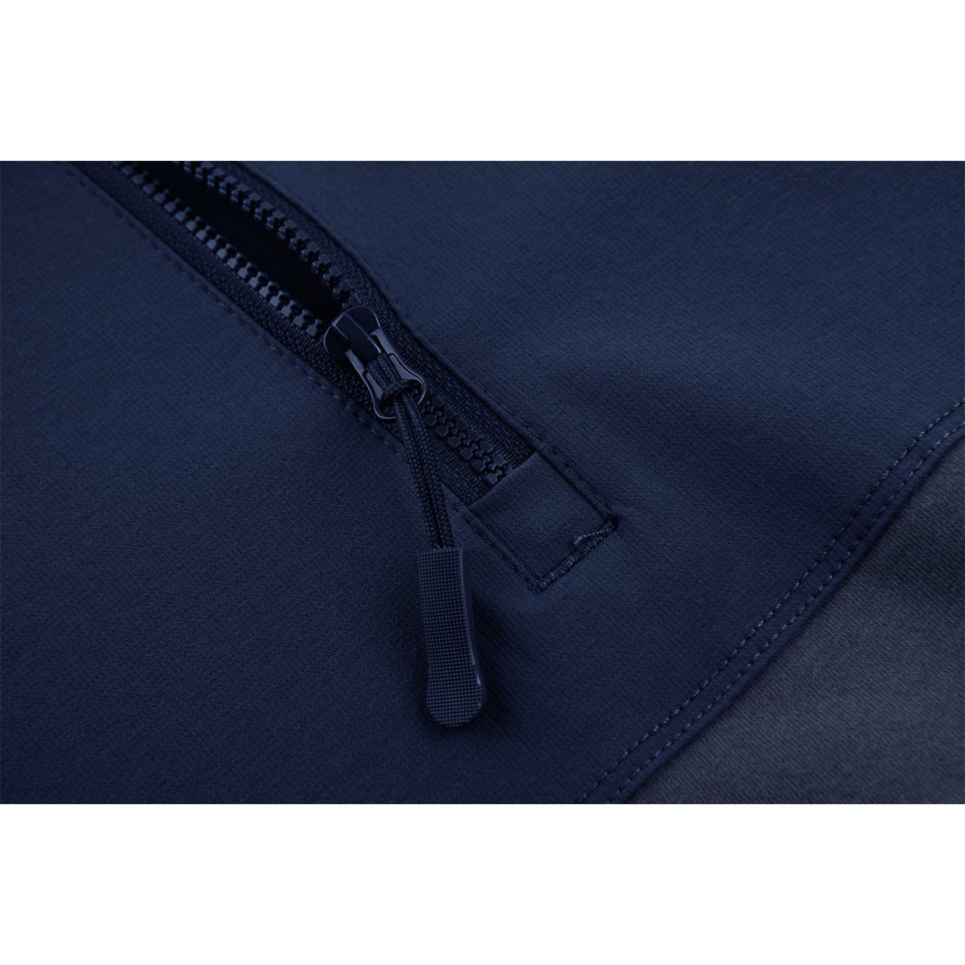 TACVASEN Navy Ligthweight Quarter Zip Military T-Shirt