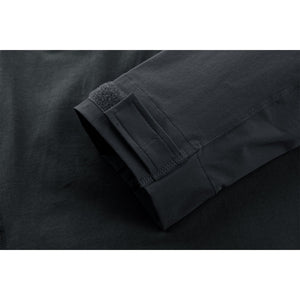 TACVASEN Dark Grey Ligthweight Quarter Zip Military T-Shirt