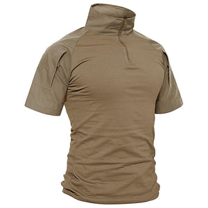 Men's Tactical Combat Shirt Ripstop Performance Tee