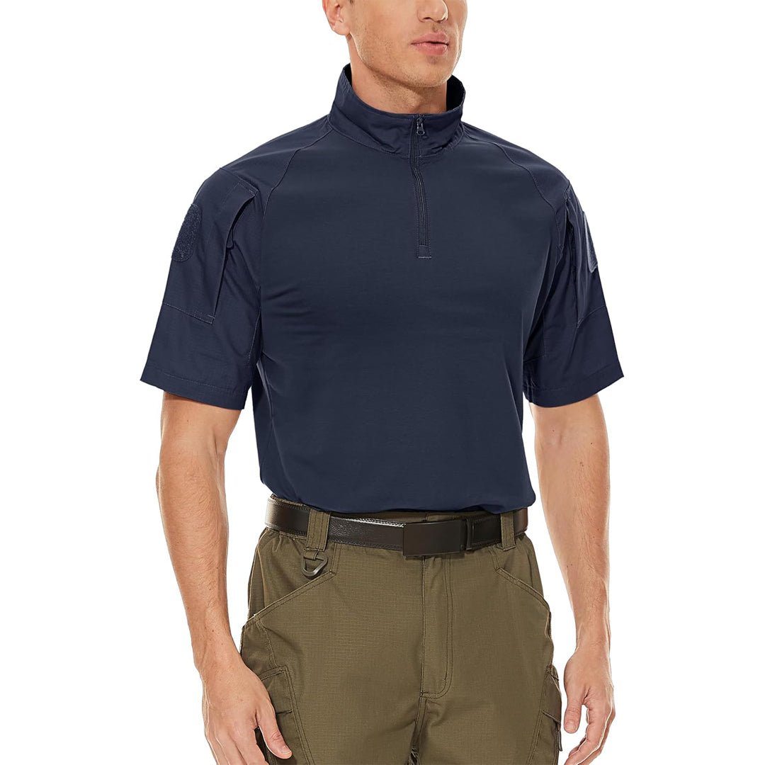Men's Tactical Combat Shirt Ripstop Performance Tee