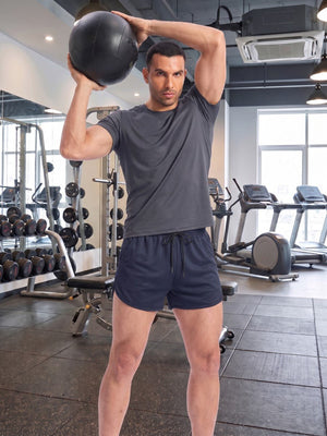 TACVASEN Navy Men's 3 Inch Quick Dry Lightweight Athletic Shorts