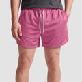 TACVASEN Bright Pink Men's 3 Inch Quick Dry Lightweight Athletic Shorts