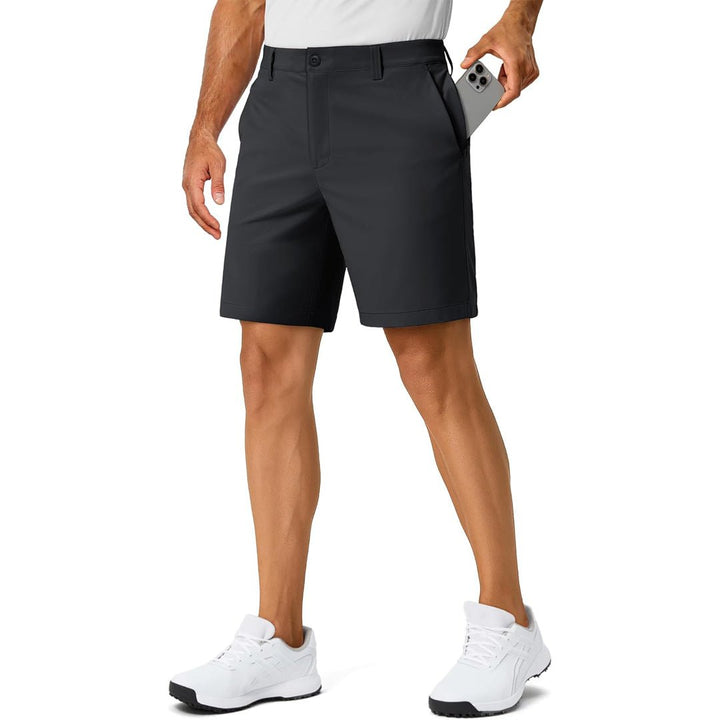 Men's 7 Inch Quick Dry Golf Shorts with 6 Pockets - AB24M3153