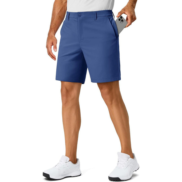 Men's 7 Inch Quick Dry Golf Shorts with 6 Pockets - AB24M3153
