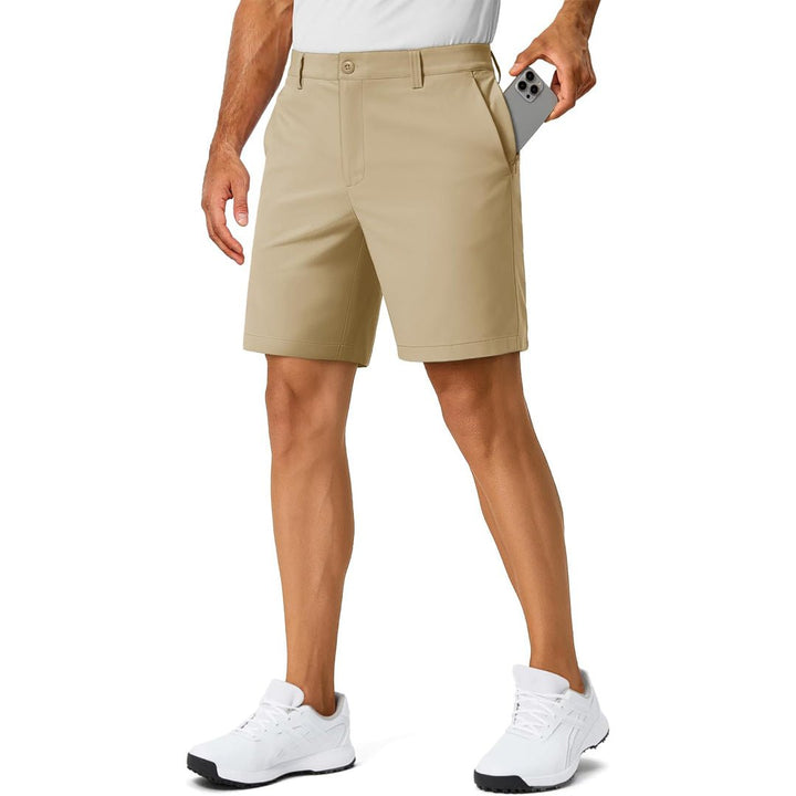 Men's 7 Inch Quick Dry Golf Shorts with 6 Pockets - AB24M3153