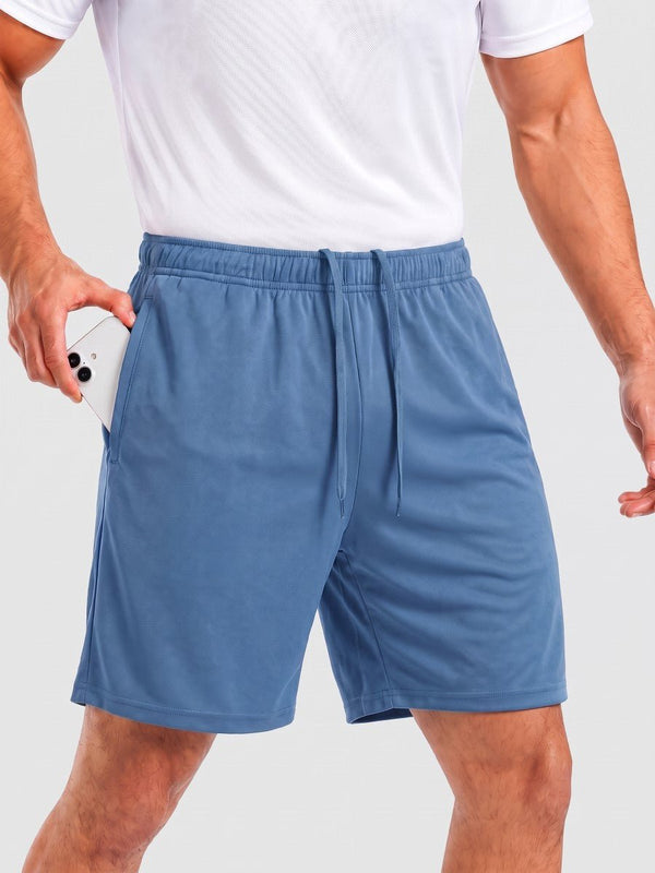 TACVASEN Light Blue Men's 7-inch Quick Dry Lightweight Athletic Running Shorts
