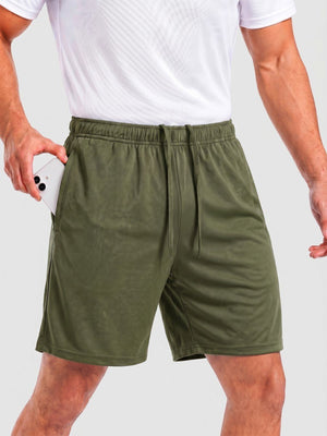 TACVASEN Army Green Men's 7-inch Quick Dry Lightweight Athletic Running Shorts