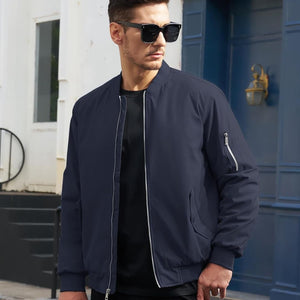 Men's Winter Bomber Jacket Thermal Warm Padded Windbreaker - google_men_lightweight_jacket