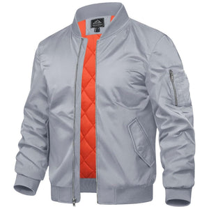 Men's Winter Bomber Jacket Thermal Warm Padded Windbreaker - google_men_lightweight_jacket