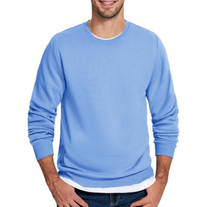 Men's Casual Crewneck Fleece Pullover Sweatshirts - google men long sleeve