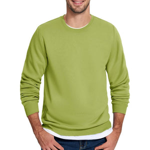Men's Casual Crewneck Fleece Pullover Sweatshirts - google men long sleeve