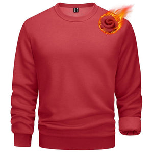 Men's Casual Crewneck Fleece Pullover Sweatshirts - google men long sleeve