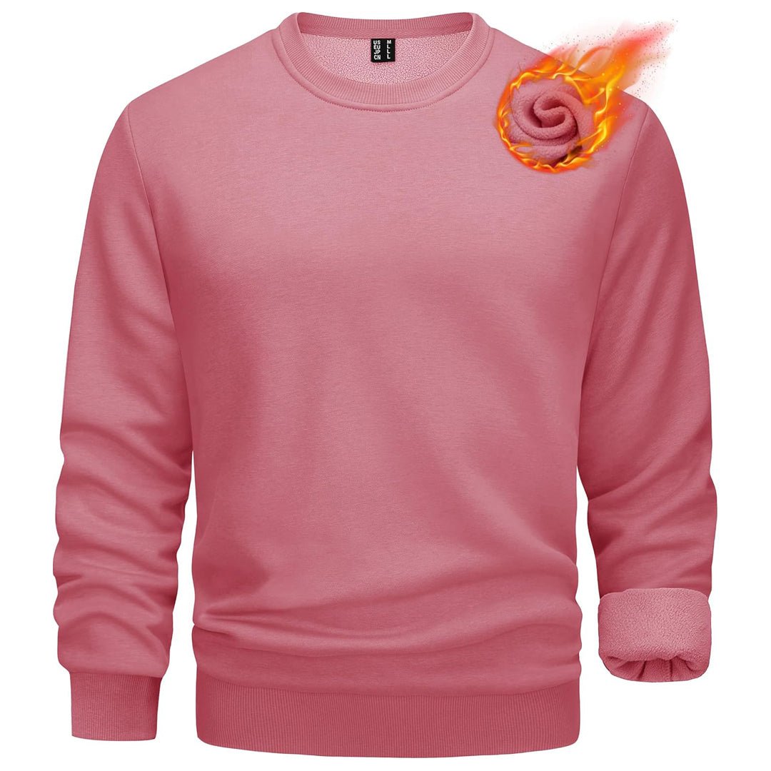 Men's Casual Crewneck Fleece Pullover Sweatshirts - google men long sleeve