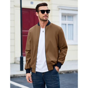 Men's Casual Lightweight Bomber Jacket - google_men_lightweight_jacket