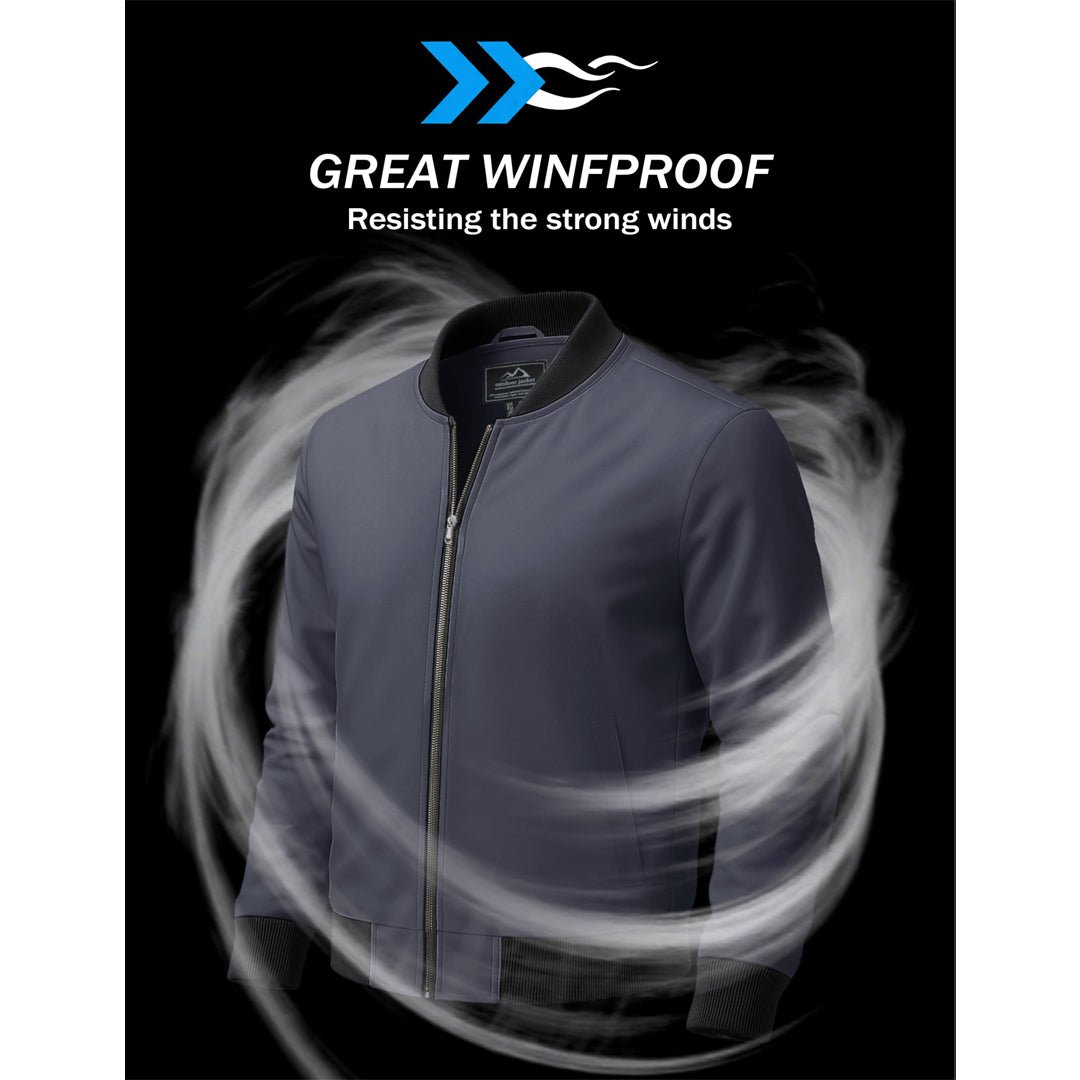Men's Casual Lightweight Bomber Jacket - google_men_lightweight_jacket