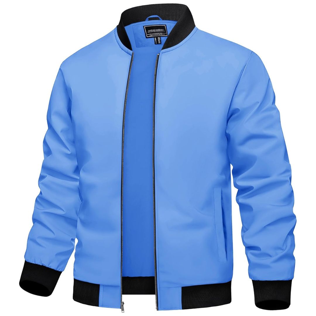 Men's Casual Lightweight Bomber Jacket - google_men_lightweight_jacket