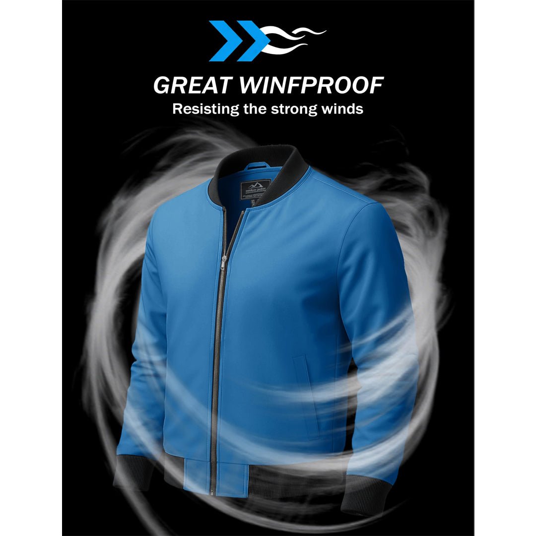 Men's Casual Lightweight Bomber Jacket - google_men_lightweight_jacket