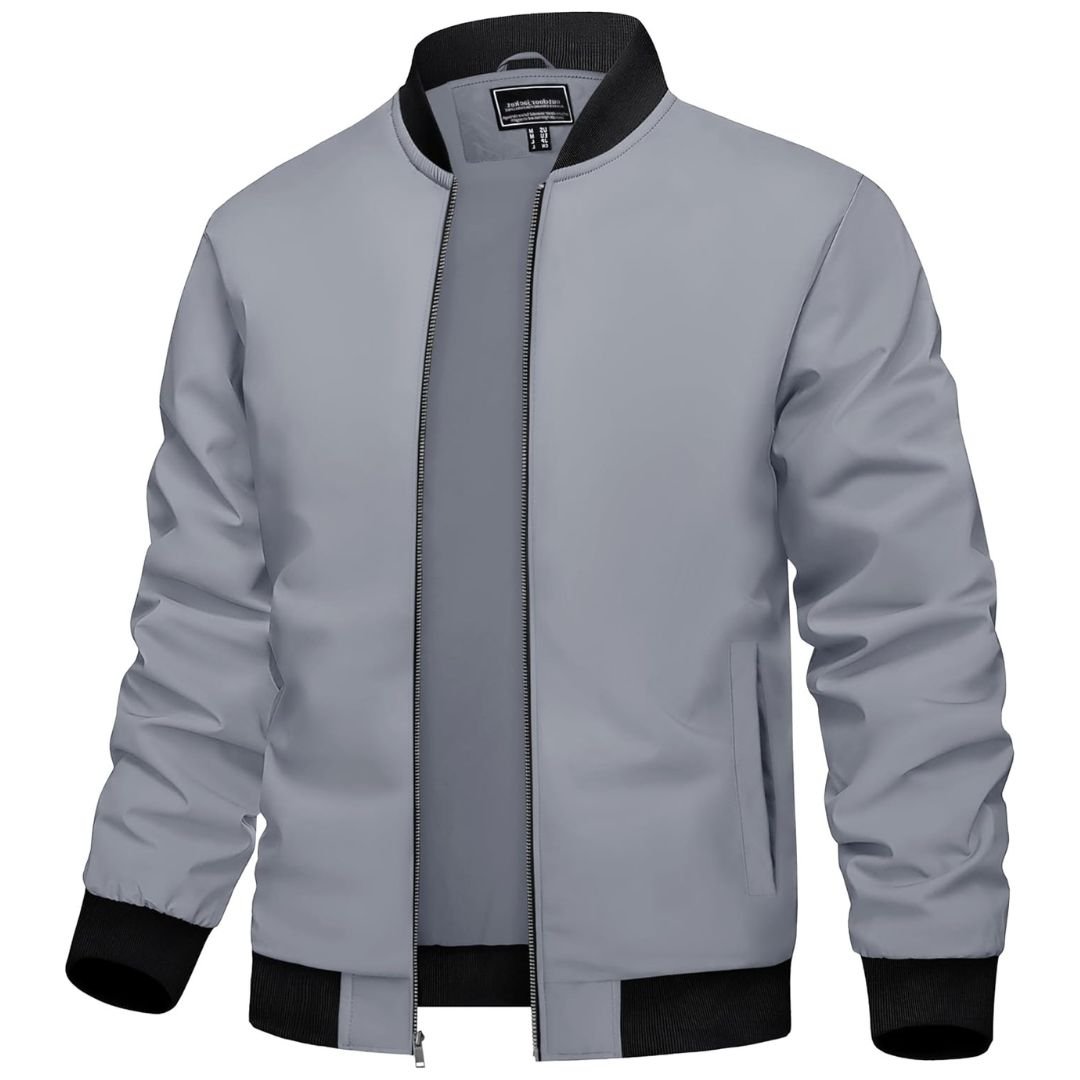 Men's Casual Lightweight Bomber Jacket - google_men_lightweight_jacket
