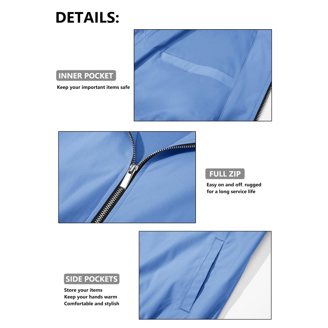 Men's Casual Lightweight Bomber Jacket - google_men_lightweight_jacket