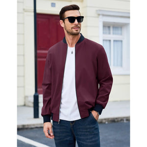 Men's Casual Lightweight Bomber Jacket - google_men_lightweight_jacket