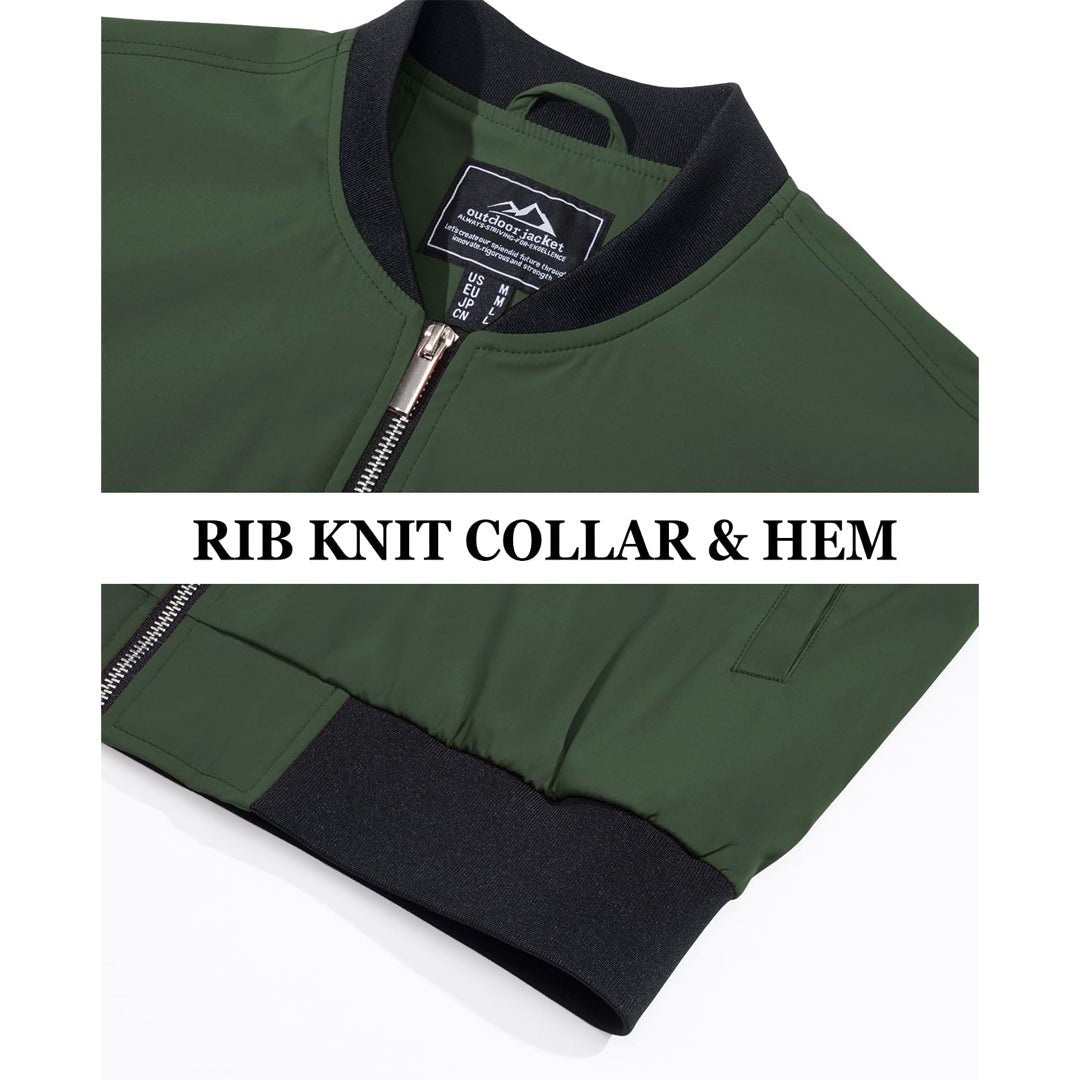 Men's Casual Lightweight Bomber Jacket - google_men_lightweight_jacket