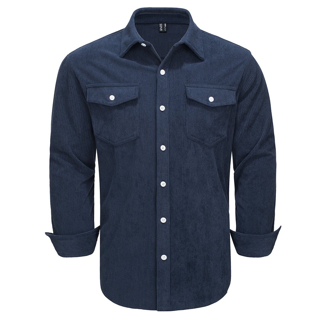 Men's Corduroy Jacket Casual Lightweight Shirt Jacket - B23M2024