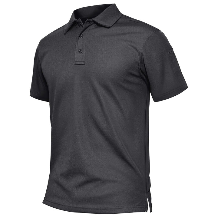 Men's Dry Fit UPF 50+ Golf Workwear Tactical Polo Shirt - AT24M3204
